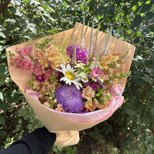 Ароматный Летний Букет💛С ромашкой и Калой💛