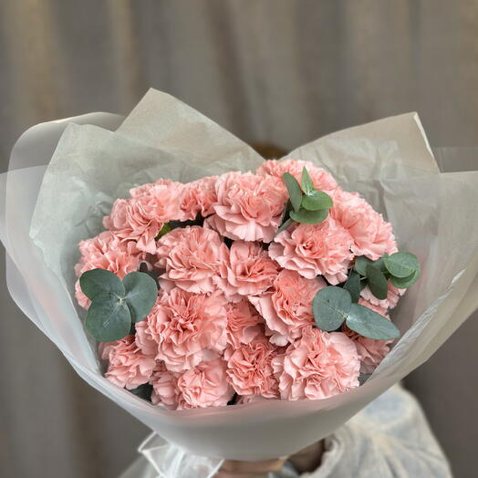 Bouquet of pink carnations