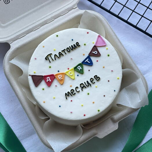 Бенто торт Детский с флажками