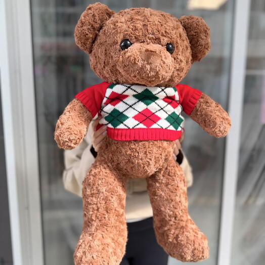 Мягкая игрушка медведь с пледом внутри🧸