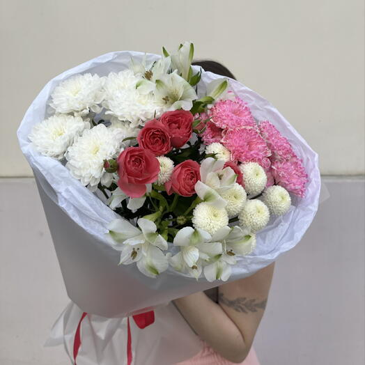 Летнее настроение ️, сборный букет из цветов 🌸
