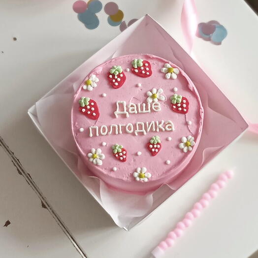 Бенто торт Ягодная полянка