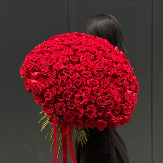 101 ПРЕМИАЛЬНАЯ КРАСНАЯ РОЗА 🌹