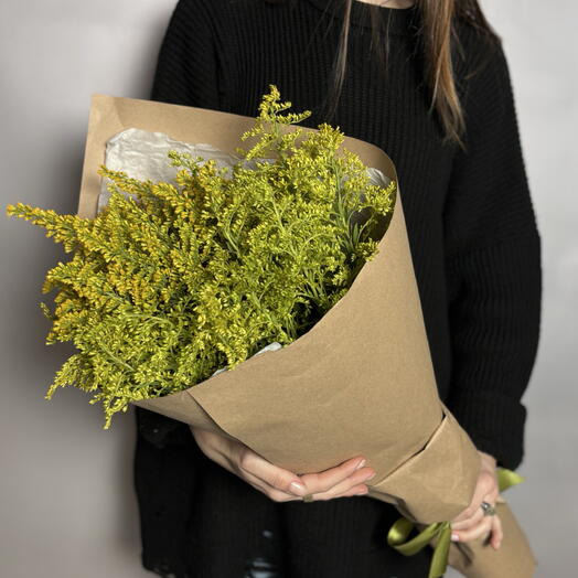Моно букет из солидаго🌿