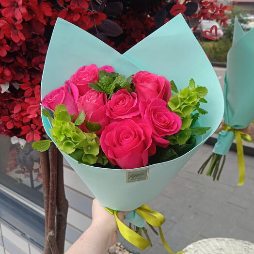 Малиновая роза 🩷Розовые розы для неё 😍 Пинк Флойд