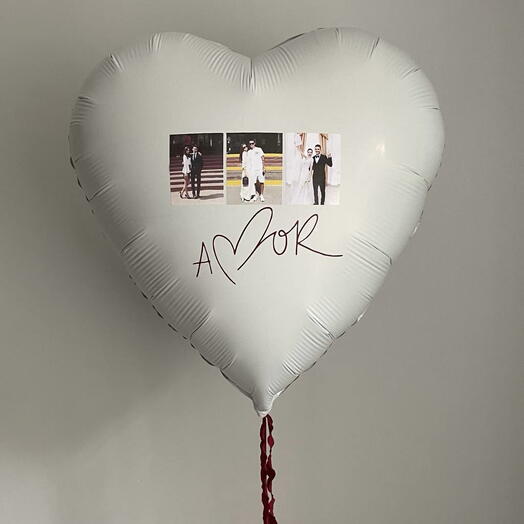 Сердце с надписью «Amor»