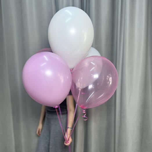 Фонтан из 5 шаров "Bubblegum"
