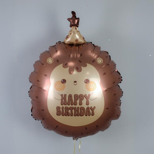 Шар из фольги «Happy Birthday» | (ёжик) 24" (59 см)