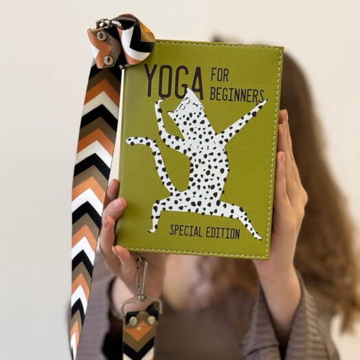 ПОП АРТ сумка - КНИГА ТАНЦУЮЩИЙ КОТИК / кросс - боди / клатч / оригинальный подарок подруге / маме / сотруднице