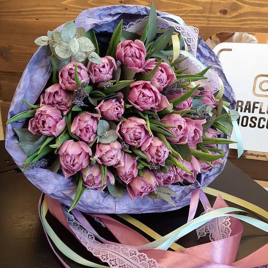 Букет с тюльпанами Zaraflower 25