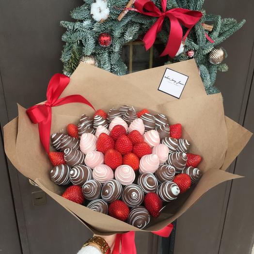 Клубничный букет L микс