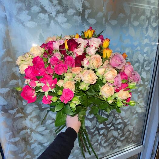 Bouquet of 21 roses
