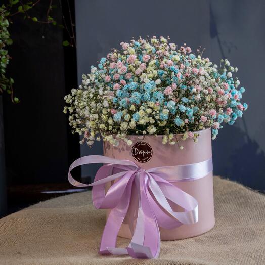 Цветы в коробке «Нежность»💞