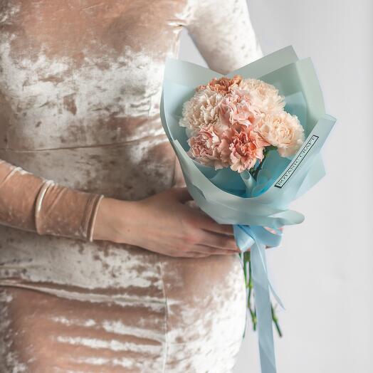 Микс 7 светлых гвоздик