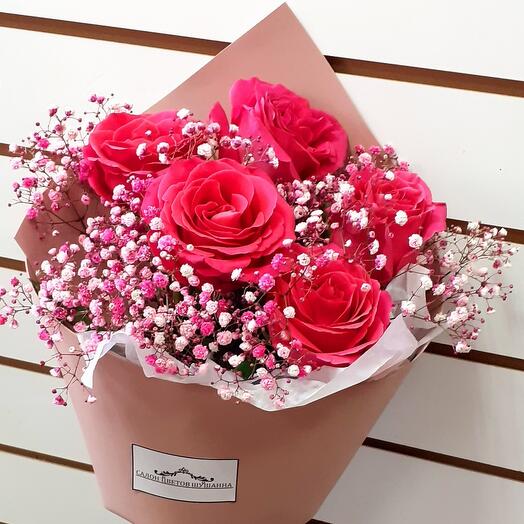 Bouquet of fragrant roses