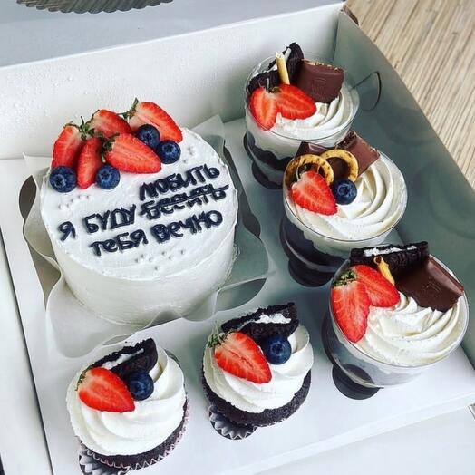 Set of Bento cake mix +Trifles+Cupcakes
