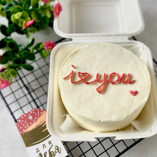 Бенто торт I love you »