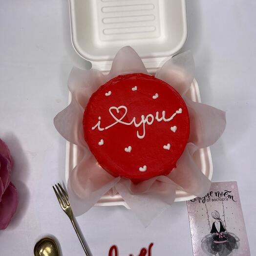 Pastel de Bento I love you