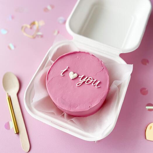 Бенто торт I love you