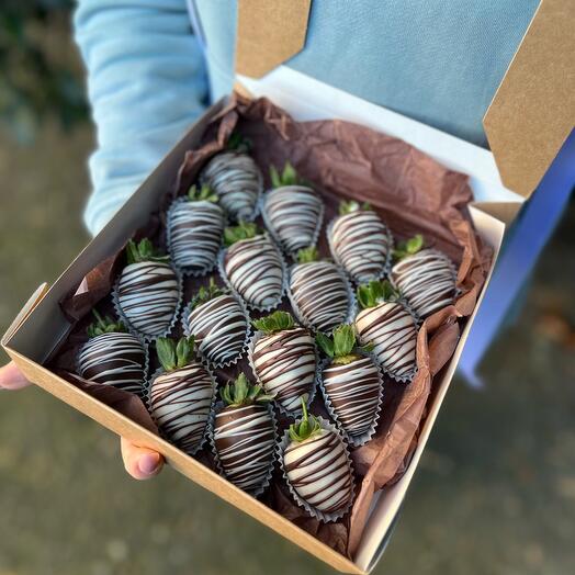 Зебра клубника в шоколаде 🍓🦓
