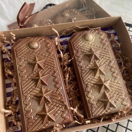 Charreteras de chocolate