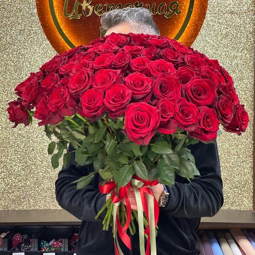 Bouquet of 101st red rose