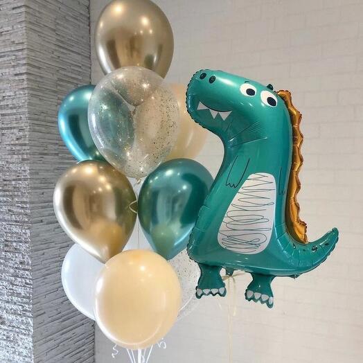 Set of helium balloons "Dragon"