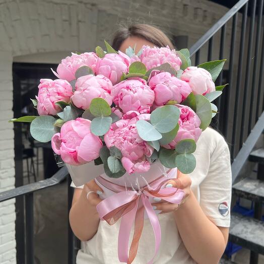 Delicate peonies