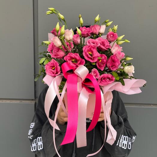 Lisianthus en una Caja