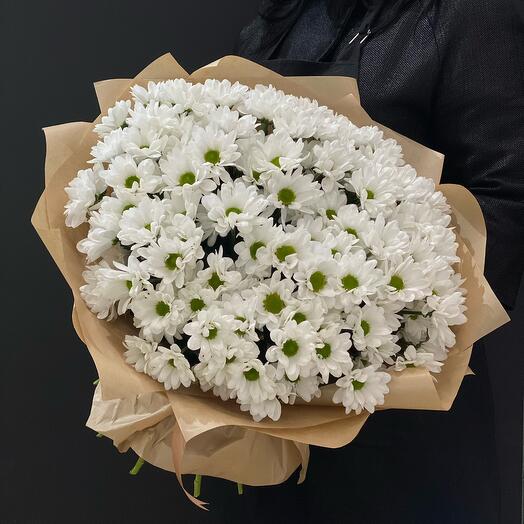 Букет из хризантем ромашка