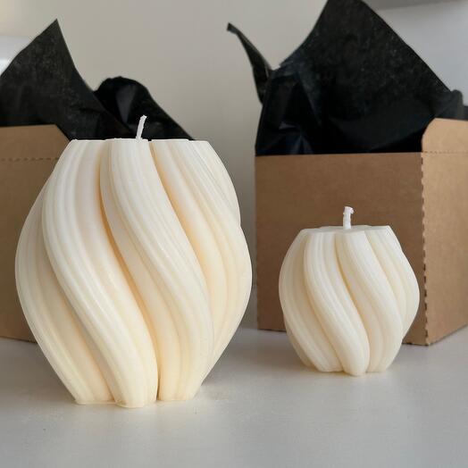 Набор из 2-ух свечей ЛЕЯ для интерьера