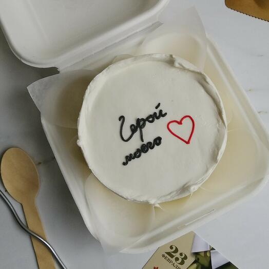 ПП бенто торт Герой моего сердца