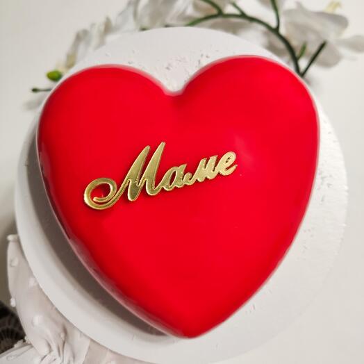 Vanilla Strawberry mousse cake for mom, wife, and girlfriend
