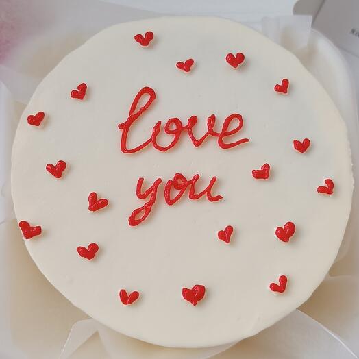 Бенто торт love you