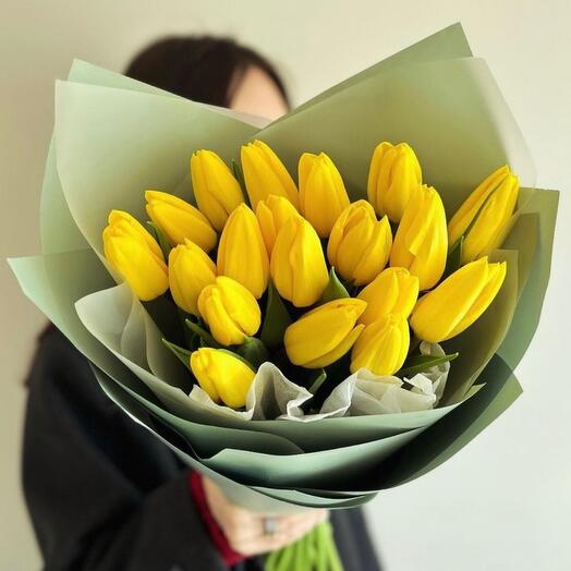 Желтые тюльпаны