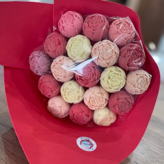 Шоколадные пионы, 19 шт