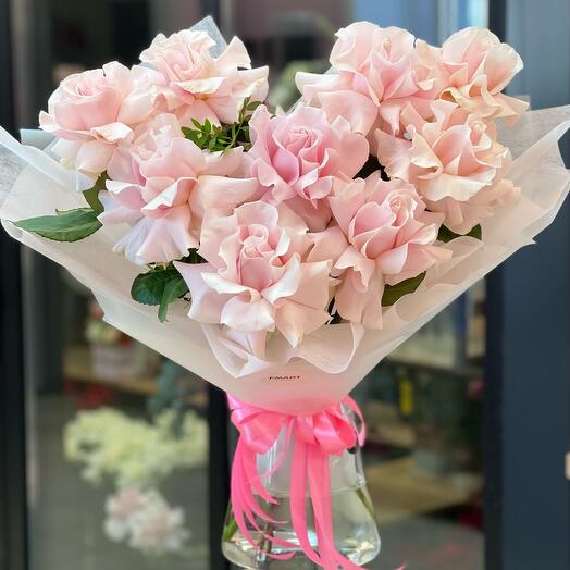 Моно букет из 9 Французских роз