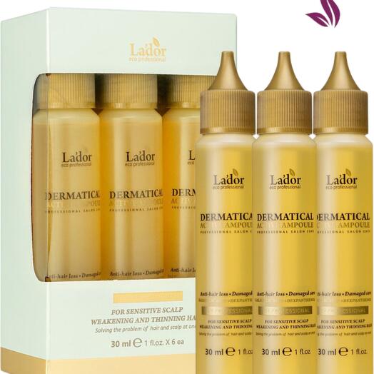 Lador Dermatical Active Ampoule Сыворотка против выпадения волос - 6 шт