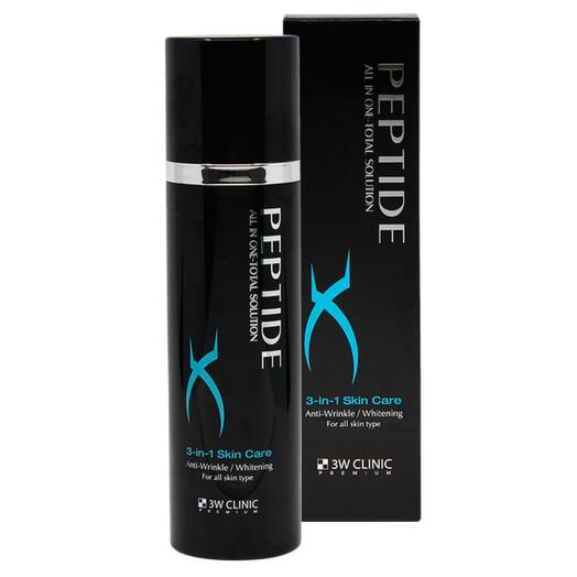 3W Clinic Premium Black Peptide All in One for Man Essence Мужская антивозрастная эссенция для лица с пептидами - 150 мл