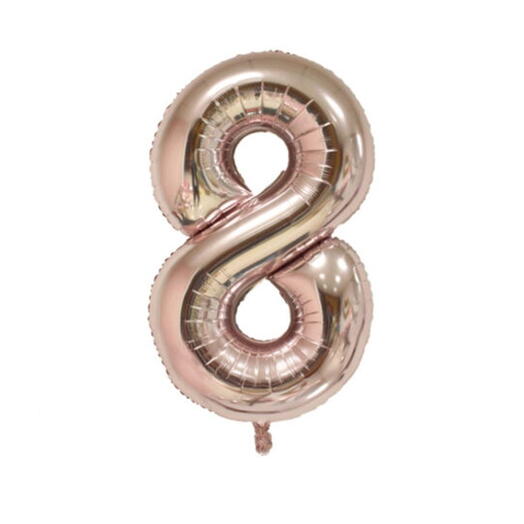 Large 60 cm Balloon Number 8