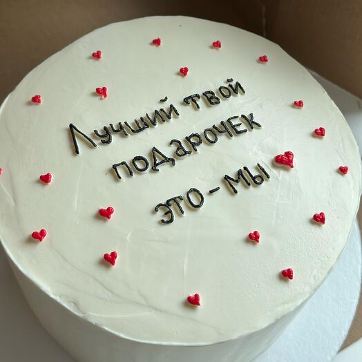 Торт с вашей надписью
