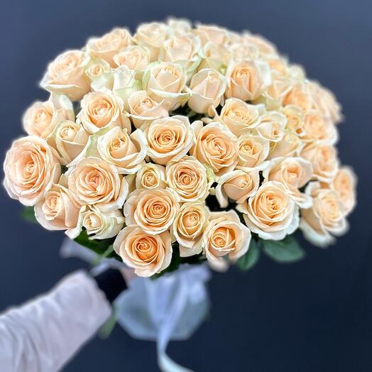 Роза 51 бежевая