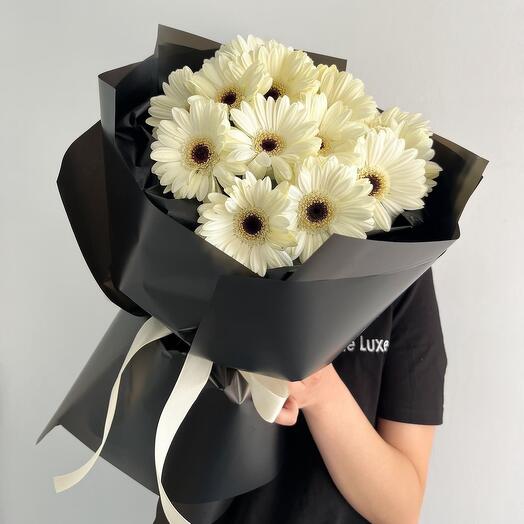 White Gerbera