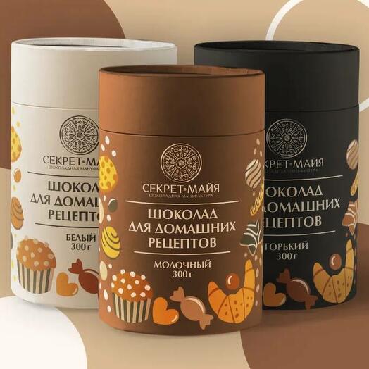 Шоколад Секрет Майя Для домашних рецептов (разные вкусы)