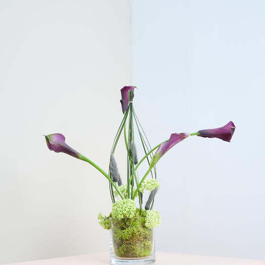 Elegant Enchantment Calla Lily Arrangement