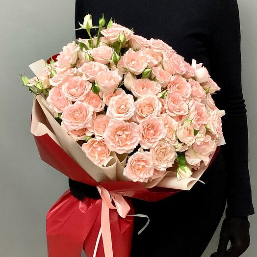 Bouquet of bush roses Sweet Sarah 15 pieces