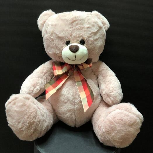 Мягкая игрушка Мишка с бантиком в квадрат