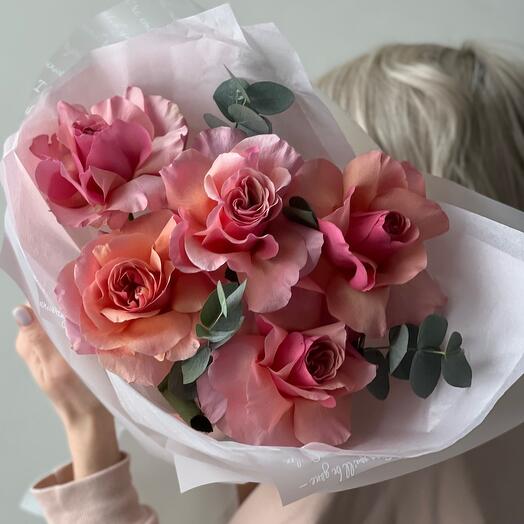 Французские розы pink love