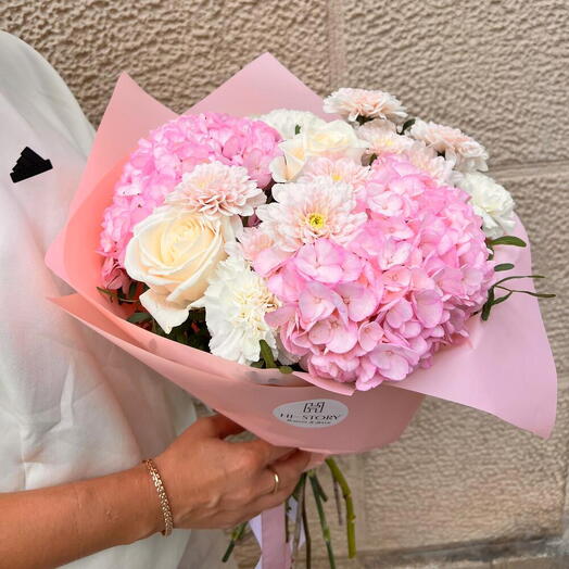 Sueno de Rosas y Hortensias