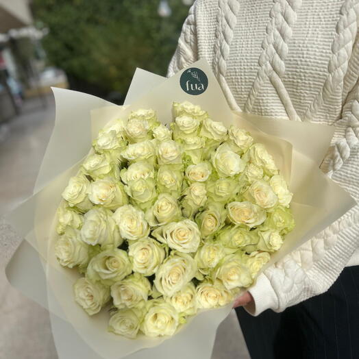 51 white roses